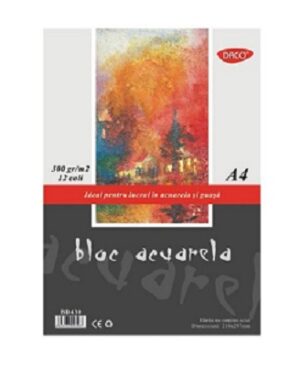 Bloc A4 acuarela 300g