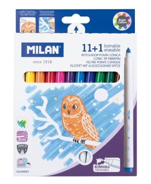 Carioca 11 culori și 1 care șterge Milan