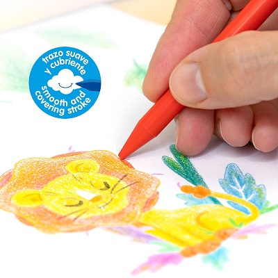 Creioane colorate cerate Milan 24 culori 5