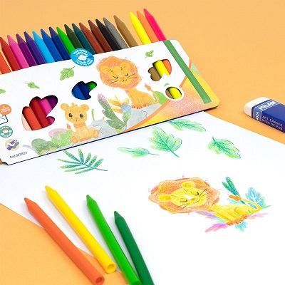 Creioane colorate cerate Milan 24 culori 7