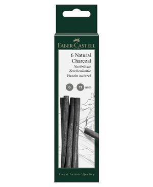 Cărbune natural Pitt monochrome 6-11 mm Faber Castell