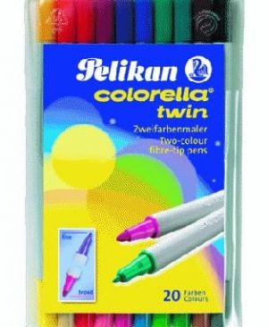 Cumpara acum la un pret special Carioca 2 capete lavabila Pelikan Colorella Twin 20 culori. Gama variata, peste 5000 produse. Utile acasa, scoala sau la birou