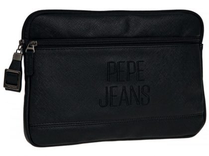 Borseta tableta Pepe Jeans Embroidery neagra