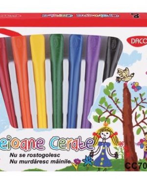 Creioane cerate 8 culori Daco