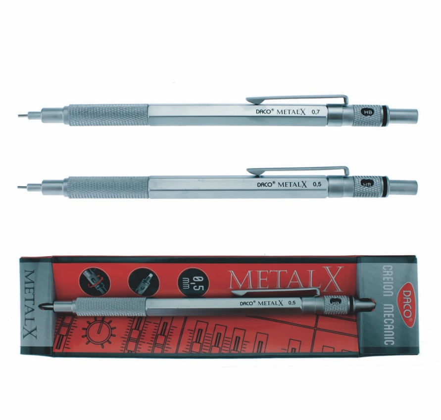 Creion mecanic 0.7 Metalx Daco