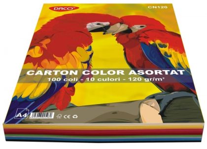 Carton Color A4 120g Daco 10 Culori