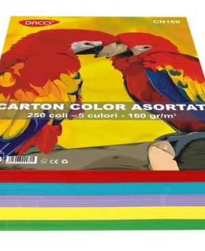 Carton Color A4 160g Daco 5 Culori