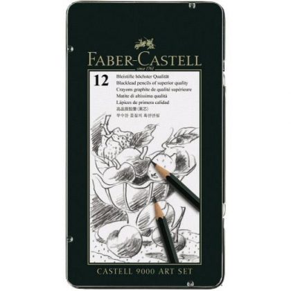 Set Design creioane grafit Castell 9000 Faber Castell