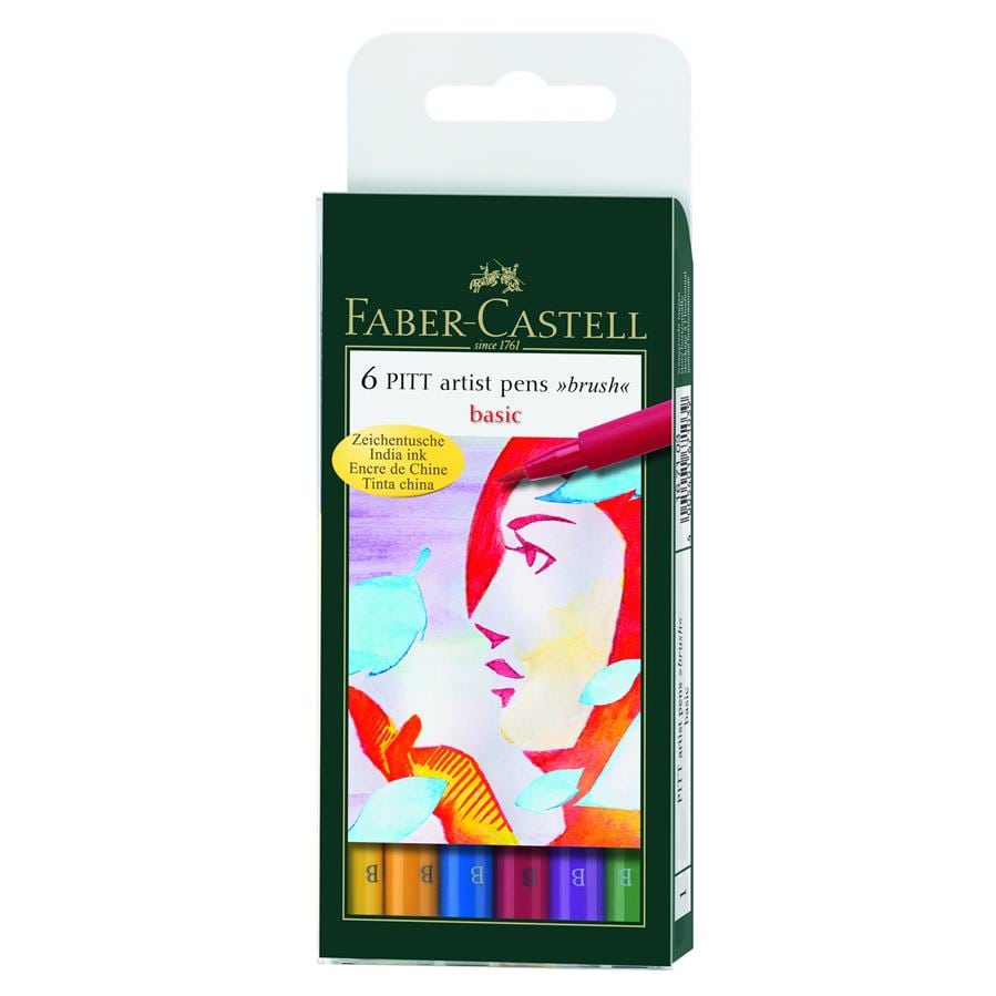 Pitt artist pen set Faber Castell natur