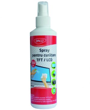 Spray curățare ecrane TFT/LCD 250 ml Daco