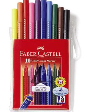 Carioca Grip Faber Castell 10 culori