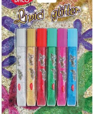 Lipici glitter Daco set 6