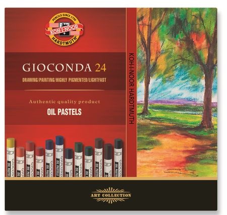 Set cretA Koh-I-Noor Oil Pastel Gioconda 24 culori