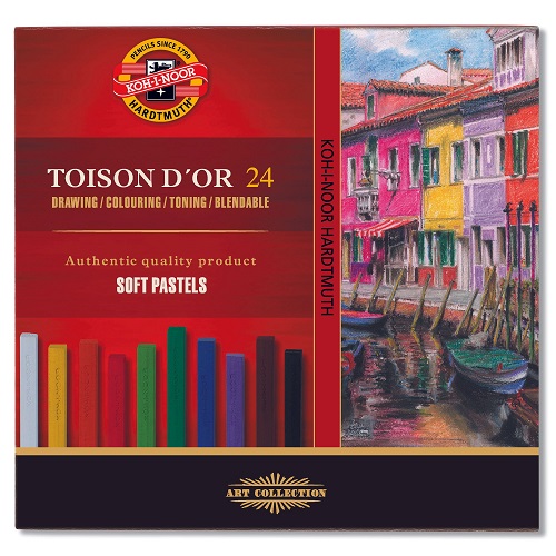 Set creta pastel Toison D'or 36 culori