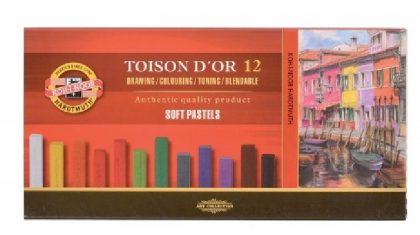 Set creta pastel Toison D'or 12 culori