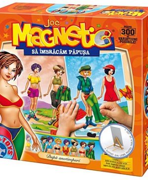 Joc magnetic sa imbracam papusa d toys