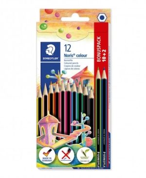 Creioane colorate Staedtler Noris wopex 12 pe set