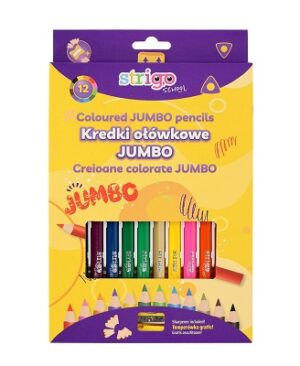 Creioane colorate Strigo Jumbo