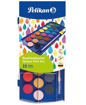 Acuarele pictură set 22 culori Pelikan
