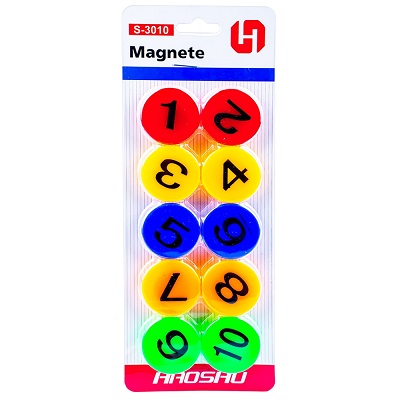 Magneti cu numere set 10 buc Magneti cu numere set 10 buc