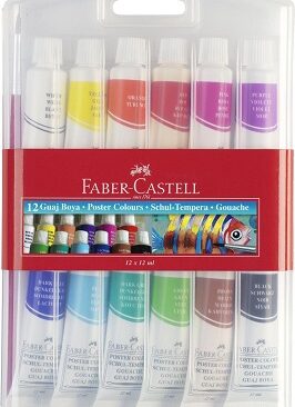 Tempera 12 Culori 12 ml Faber-Castell