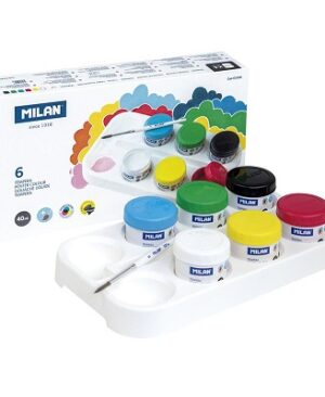 Tempera 6 culori 40 ml MILAN
