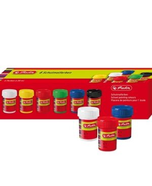 Tempera guașe set 6 25ml Herlitz