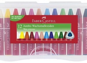 Creioane cerate Jumbo FABER-CASTELL