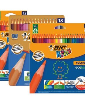 Creioane colorate Bic Kids Evolution