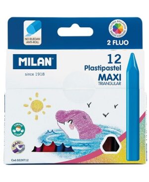 Creion color 12 cerat Triunghiular MAXI MILAN