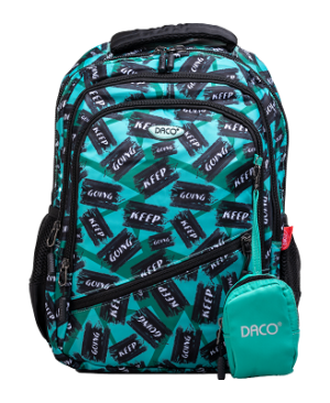 Ghiozdan 38 cm motiv KeepGoing DACO