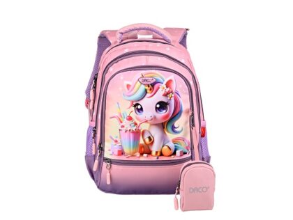 Ghiozdan 38 cm motiv Unicorn DACO