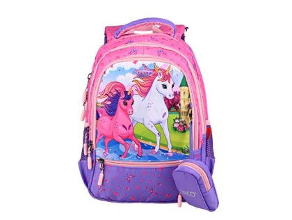 Ghiozdan 38 cm motiv Unicorni DACO