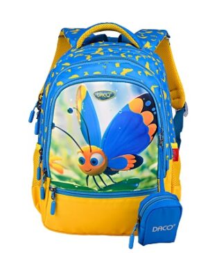 Ghiozdan 38 cm motiv fluturaș DACO