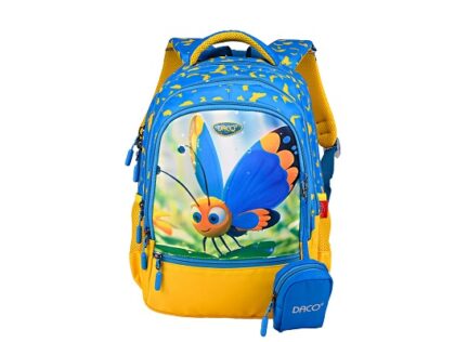 Ghiozdan 38 cm motiv fluturaș DACO