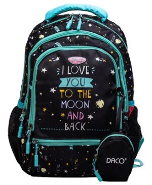 Ghiozdan 40 cm motiv ILove DACO