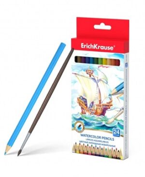 Creioane color acuarelizate Set 24 Erich
