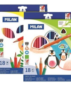 Creioane color set 18 Milan