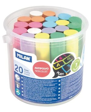 Cretă color MILAN Set 20 pentru asfalt