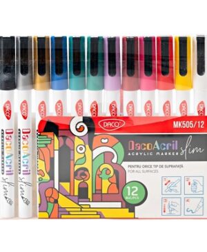 Marker acrilic slim set 12 DACO