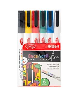 Marker acrilic slim set 6 DACO