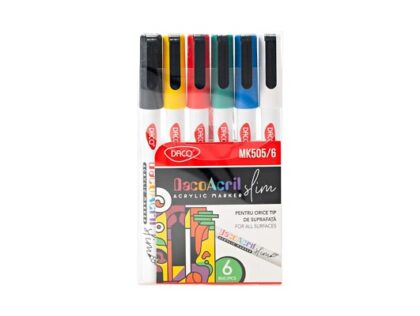 Marker acrilic slim set 6 DACO