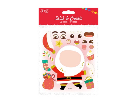 Abțibild Moșul Lipește și creează DACO Abțibild Moșul Lipește și creează DACO