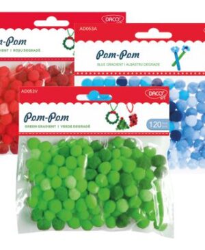 Accesorii craft Pom pom Set 120 DACO
