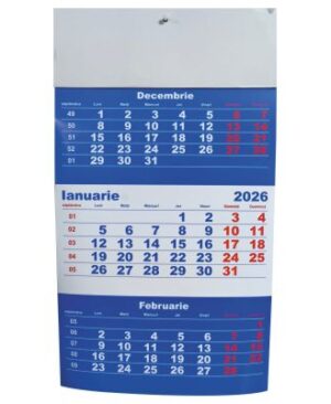 Calendar triptic perete 2026