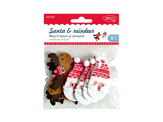 Accesorii craft Moș Crăciun și renișorii DACO Accesorii craft Moș Crăciun și renișorii DACO